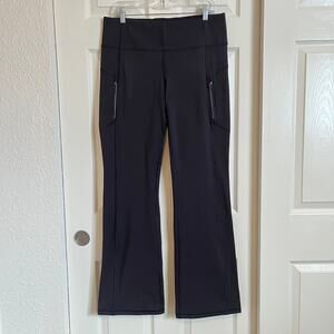 NWOT Athleta Rainier Bootcut Black Fleece Lined Stretch Hiking Outdoor Size XL/T